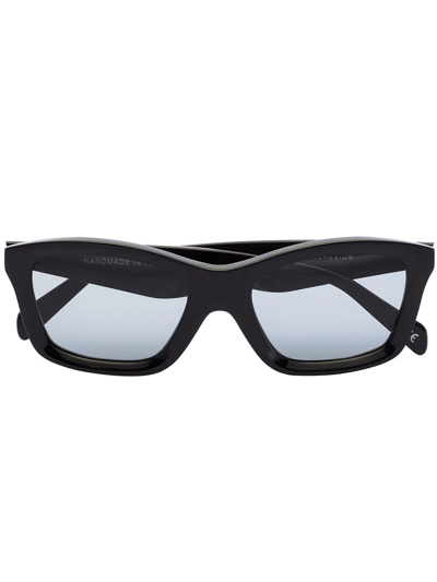 Shop Totême The Classics Square-frame Sunglasses In Schwarz