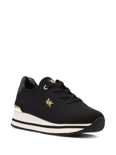 Michael Kors Monique Platform Sneakers In Schwarz