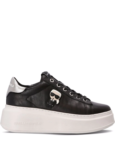 Karl Lagerfeld Kapri Karl Ikonik Platform Sneakers In Schwarz