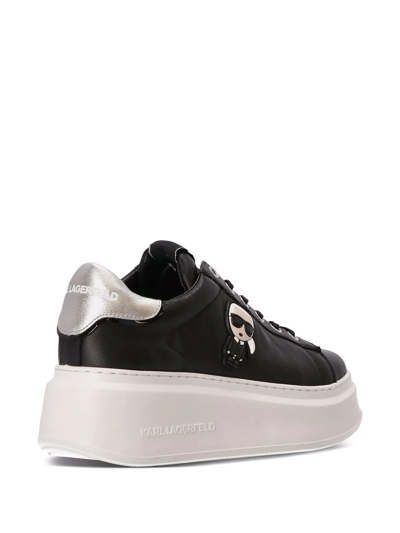 Karl Lagerfeld Kapri Karl Ikonik Platform Sneakers In Schwarz