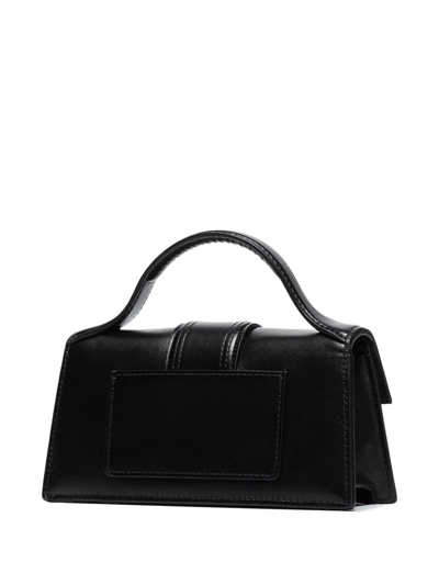 Shop Jacquemus Le Bambino Leather Tote Bag In Schwarz