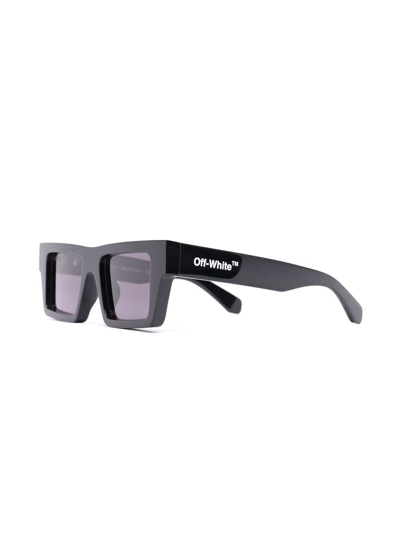 Off-white Nassau Rectangular-frame Sunglasses (15cm) In Black