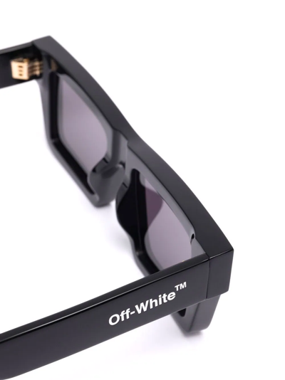 Off-white Nassau Rectangular-frame Sunglasses (15cm) In Black