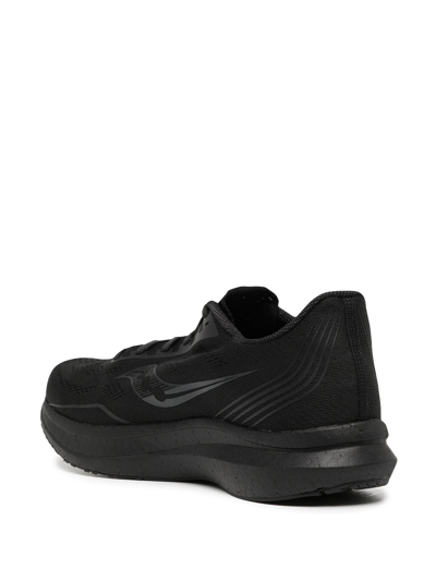 Saucony Mesh Low-top Sneakers In Schwarz