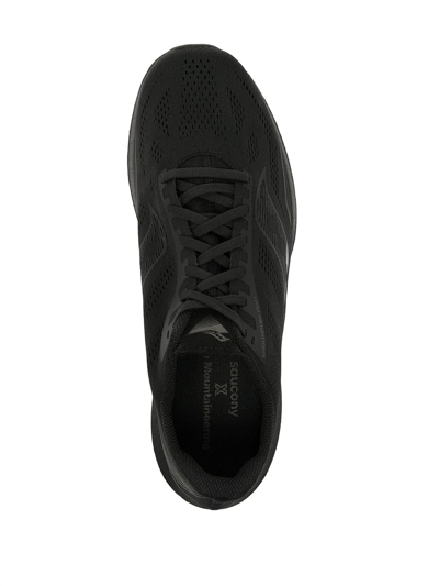 Saucony Mesh Low-top Sneakers In Schwarz
