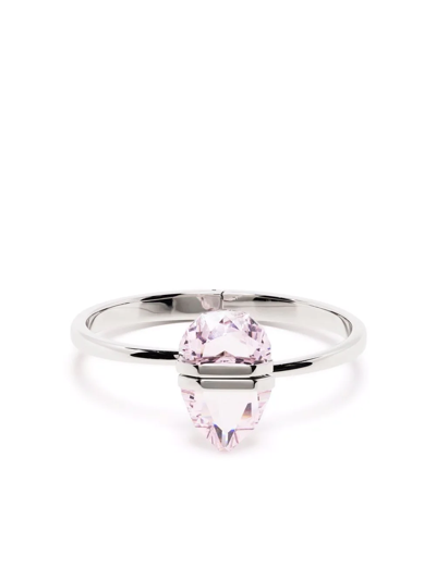 Swarovski Lucent Crystal-embellished Bangle In Silber