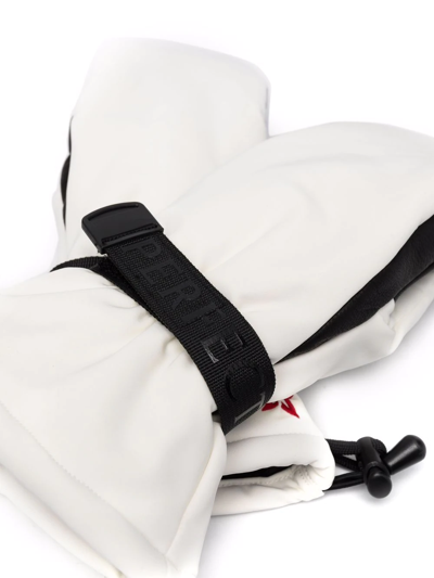Perfect Moment Two-tone Ski-style Gloves In Weiss