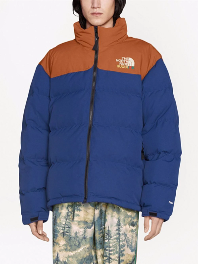 The North Face X Down Jacket In Blue
