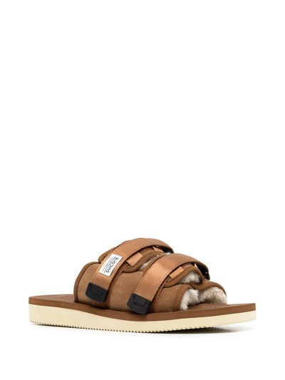 Shop Suicoke Moto-m2ab Sandals In Braun