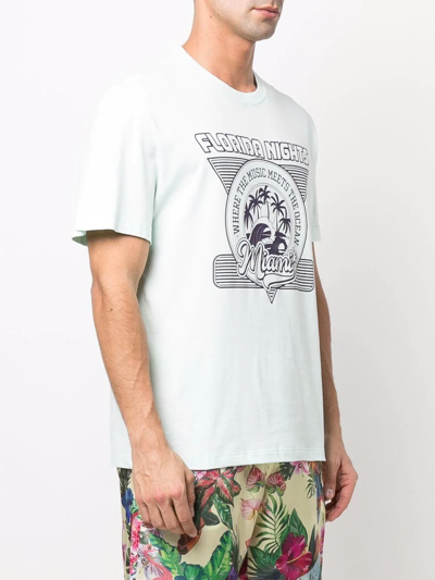 Shop Golden Goose Graphic-print Short-sleeve T-shirt In Grün