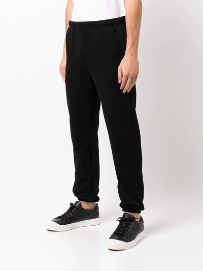 Les Tien Straight-leg Cotton Sweatpants In Schwarz