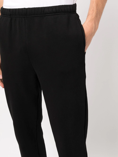Les Tien Straight-leg Cotton Sweatpants In Schwarz