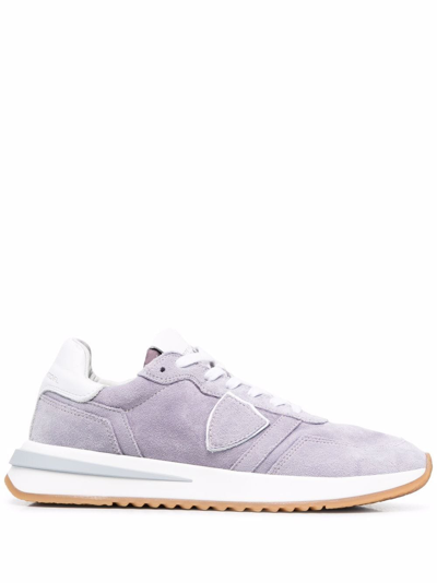 Philippe Model Tropez 2.1 Suede Sneakers In Violett