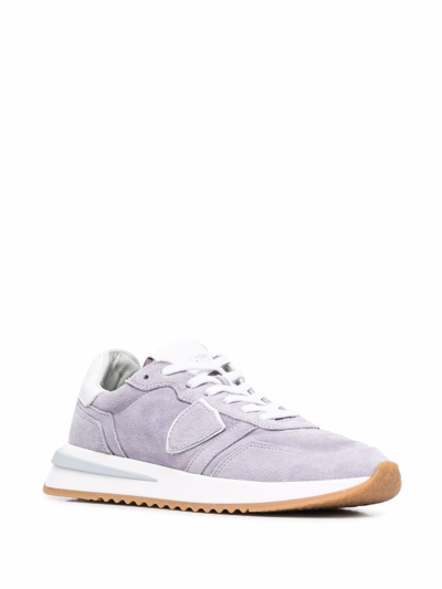 Philippe Model Tropez 2.1 Suede Sneakers In Violett