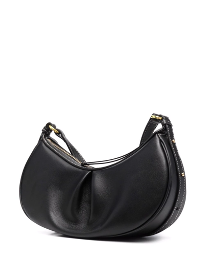 Shop Yuzefi Bean Shoulder Bag In Schwarz