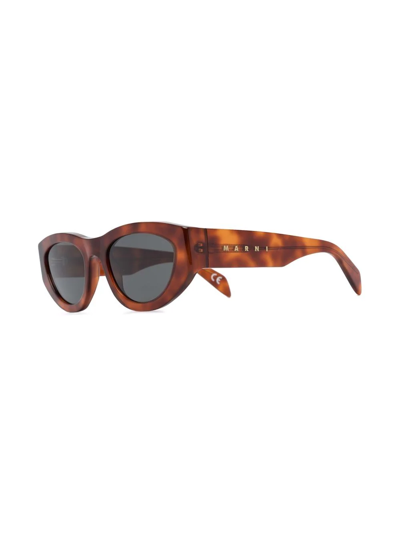 Retrosuperfuture Marni Tortoiseshell Sunglasses In Braun