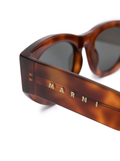 Retrosuperfuture Marni Tortoiseshell Sunglasses In Braun
