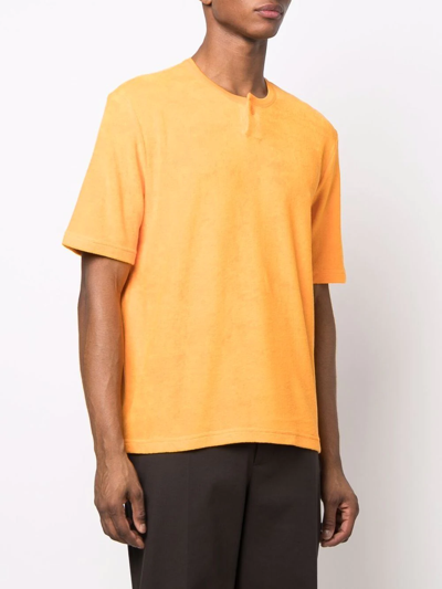 Shop Bottega Veneta Short-sleeve T-shirt In Orange