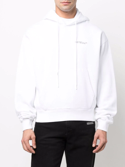 Shop Off-white Caravaggio Painting Relaxed-fit Hoodie In Weiss