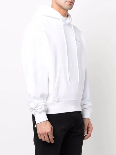 Shop Off-white Caravaggio Painting Relaxed-fit Hoodie In Weiss