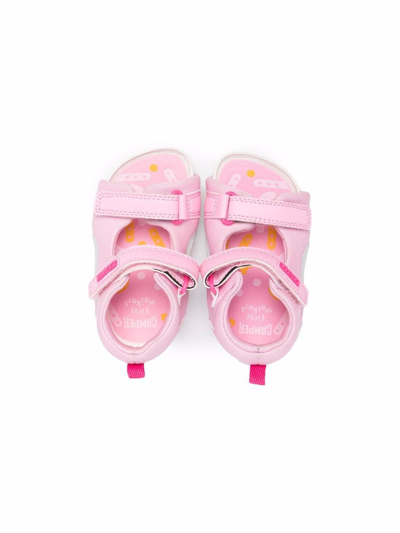 Shop Camper Ous Chunky-sole Flat Sandals In 008 Light Pink