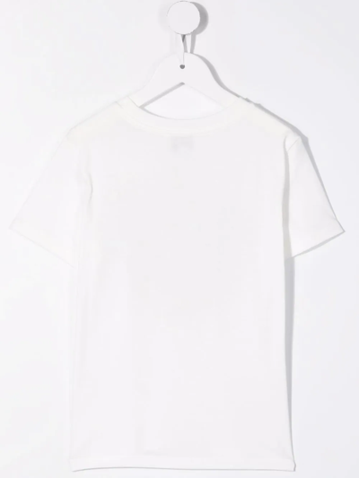 Shop Kenzo Elephant-print T-shirt In White