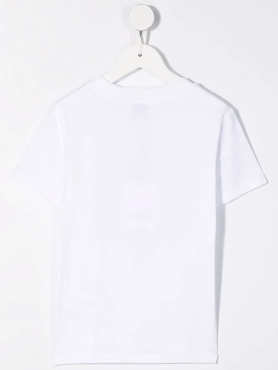 Shop Kenzo Signature Tiger-print T-shirt In White