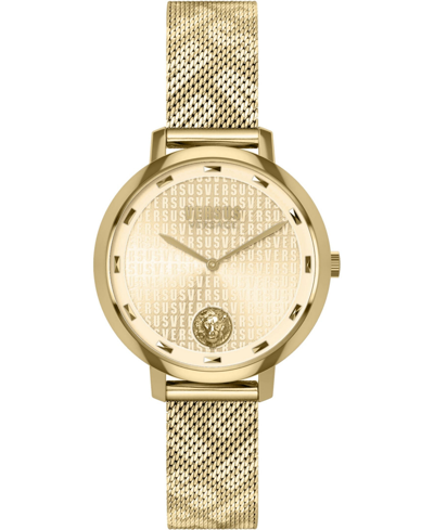 Shop Versus By Versace Women's La Villette Gold-tone Stainless Steel Bracelet Watch 36mm