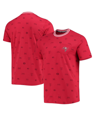 Shop Tommy Hilfiger Men's  Red Tampa Bay Buccaneers Essential Pocket T-shirt