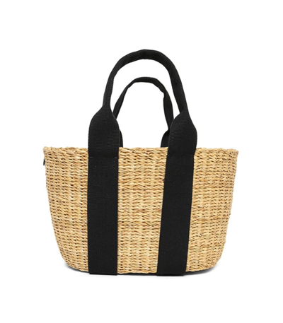 Shop Muun Mini Caba P Natural Straw Tote