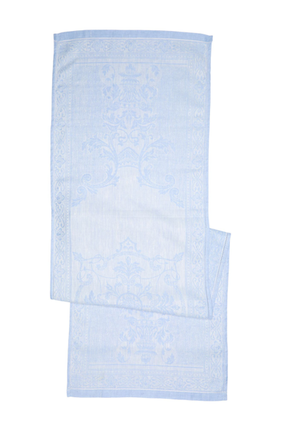 French Home Astra Linen Table Runner In Light Blue