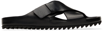 Shop Officine Creative Black Agora 3 Sandals In 100 Nero