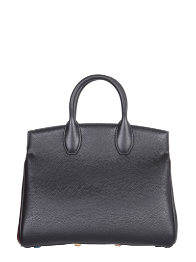 Shop Ferragamo Small The Studio Bag In Black