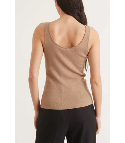 Shop Co Sweater Tank In Taupe In Neutrals