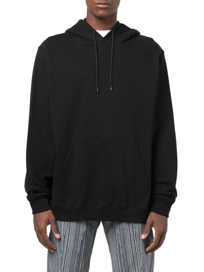 Shop Msgm Men's Black Cotton Sweatshirt