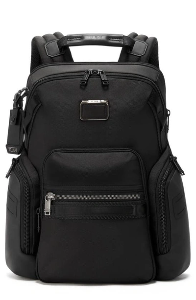 Shop Tumi Alpha Bravo Navigation Backpack In Black