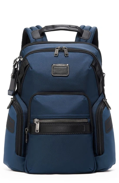 Shop Tumi Alpha Bravo Navigation Backpack In Navy