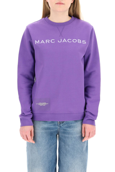 Shop Marc Jacobs The Sweatshirt In Purple