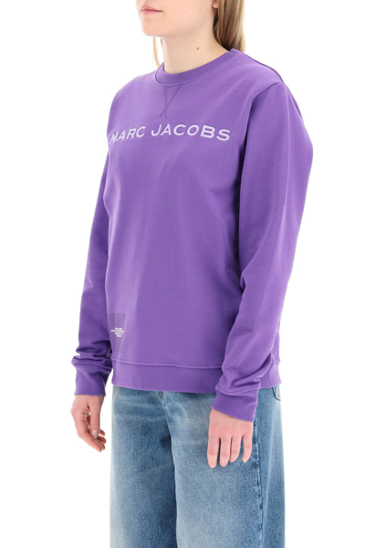 Shop Marc Jacobs The Sweatshirt In Purple
