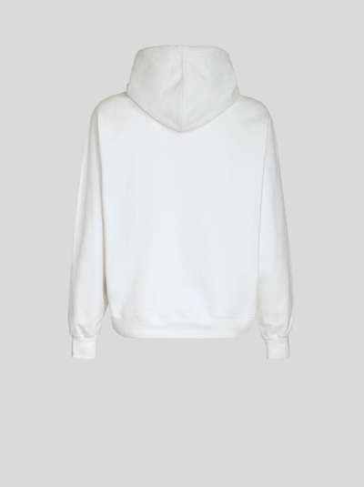 Shop Etro Bandana Inlay Print Cotton Sweatshirt In White