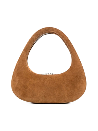 Shop Coperni Baguette Swipe Bag In Cinn Cinnamon