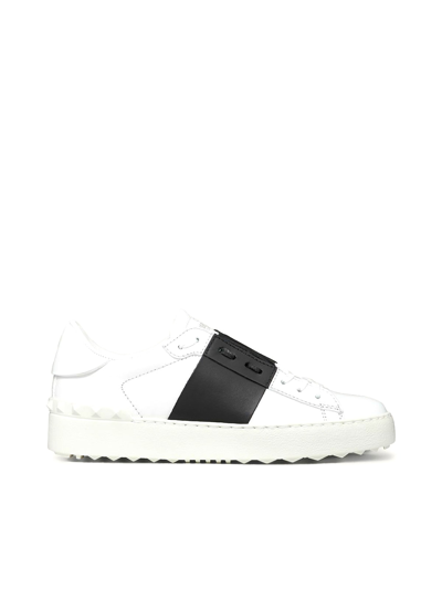 Shop Valentino Sneakers In White Black