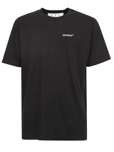 Shop Off-white Cotton T-shirt In Black