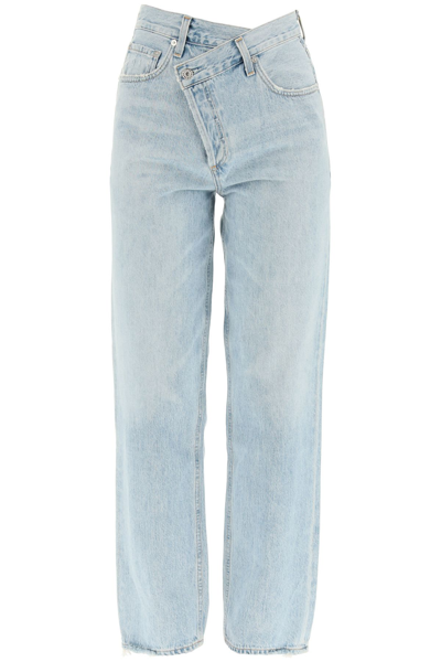 Shop Agolde Criss Cross Jeans In Subrb