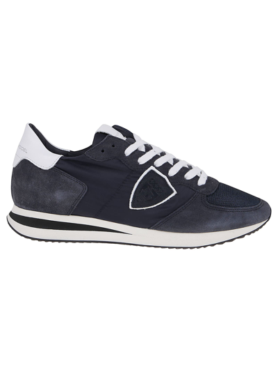 Shop Philippe Model Trpx Low Man In Basic Blue