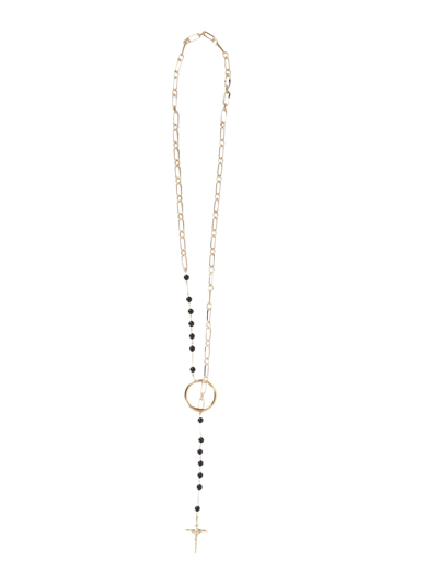 Shop Dolce & Gabbana Rosary Necklace In Oro