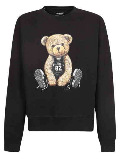 Shop Domrebel Cotton Sweatshirt In Black