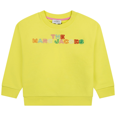 Shop Marc Jacobs Sweatshirt With Print In Yellow