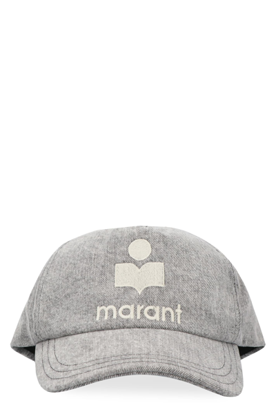 Shop Isabel Marant Tyron Baseball Cap In Grey