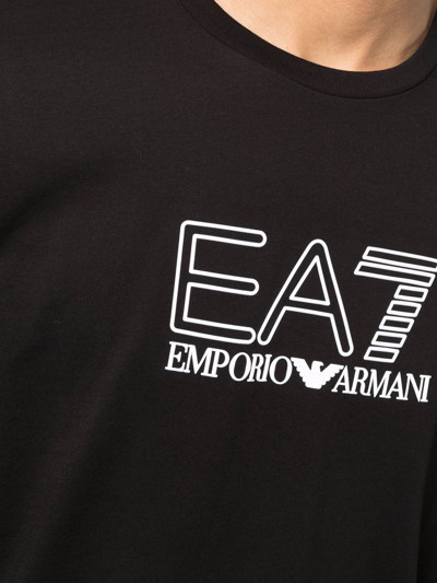 Shop Ea7 Logo Cotton T-shirt